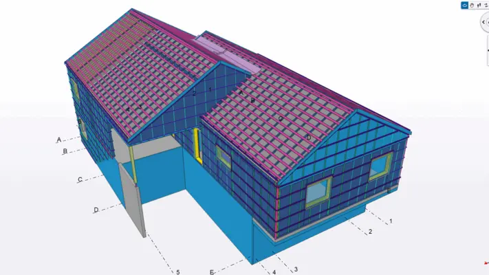 Image from Johannesen gallery. Timber Structure building.